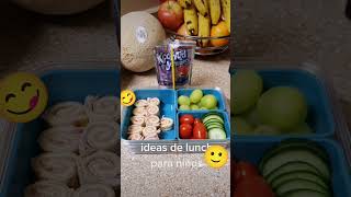 Ideas de lunch para niños🙂 [upl. by Nai700]