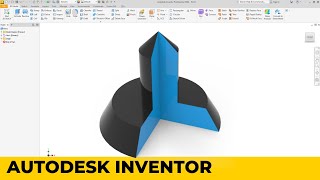 Autodesk Inventor 2024  Tutorial 3 revolve [upl. by Curtice]