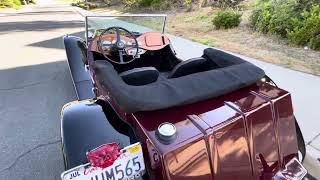 1936 Jaguar SS100 Interior [upl. by Nortad]