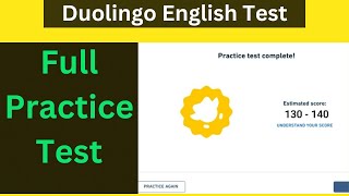 Full Duolingo Practice Test 2024 [upl. by Leisha]