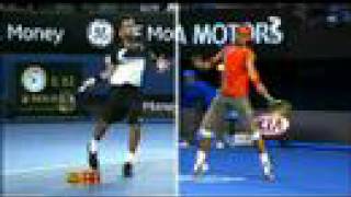 Nadal amp Tsonga  Forehand Comparison [upl. by Berni300]