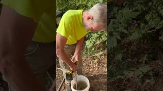 Were building a ROCKET MASS HEATER in our offgrid YURT diy offgridbuild [upl. by Swamy]