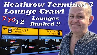 LHR Terminal 3 Lounge Crawl  7 OneWorld Lounges Reviewed and Ranked It was a hard afternoon [upl. by Nylatsirk]