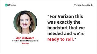 Verizon is accelerating its skillsbased transformation with Censia’s AI powered talent intelligence [upl. by Fulvia]