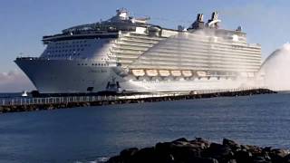 Oasis of the Seas First Arrival at Port Everglades FL [upl. by Neely739]