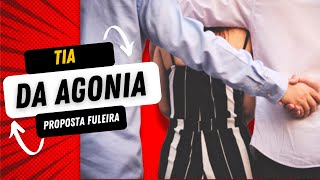 TIA DA AGONIA AO VIVO  quotGRINGO QUER QUE EU SEJA ESPOSA DELE E DO AMIGOquot [upl. by Hsirahc]