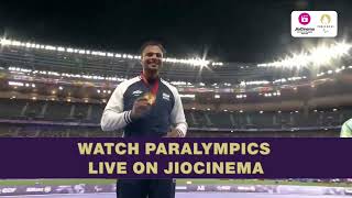 Sumit Antil wins Gold in Paralympic Javelin  Paralympics Javelin Highlights  JioCinema [upl. by Rubio]