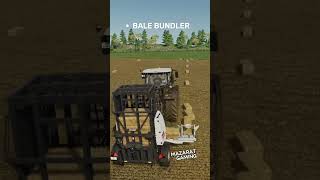 🍂 Bale Bundler 🐏 Farming Simulator 22 [upl. by Clayborne]