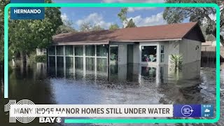 Ridge Manor homes still seeing impacts from Withlacoochee River flooding [upl. by Noskcaj]