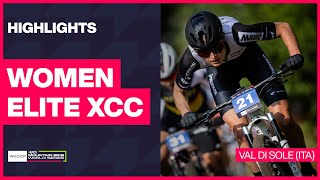 Val di Sole  Women Elite XCC Highlights  2024 WHOOP UCI Mountain Bike World Cup [upl. by Chastity]