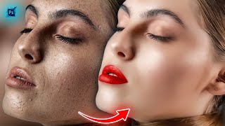 face retouching in photoshop  photoshop mein face ko smooth kaise kare [upl. by Asir]