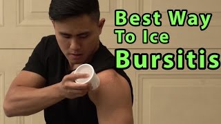 Best Way To Ice Bursitis  Tendinitis [upl. by Eladnyl]