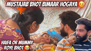 Mustajab Bhot Bimar Hogaya 😭 Mummy Ko Rona Aaya  Ghar Me Color Hora Hai  Zeeshan amp Abresh [upl. by Anastasie]