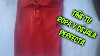 CÓMO TEÑIR ROPA EN LA LAVADORA  Trucos  Tips  Consejos [upl. by Ylus252]