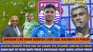 😱BOCOR KE PUBLIK ASNAWI OTW RESMI KE PERSIB⁉️😱Ciro Akhirnya Buka Suara Terkait Nasibnya Di Persib [upl. by Ettore738]