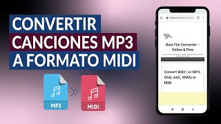 Cómo Crear o Convertir Canciones MP3 a Pista Formato MIDI Sin Programas [upl. by Alyam]