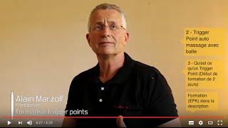 1  Vidéo explicative Trigger Point  Alain Marzolf [upl. by Irakab155]