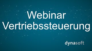 Webinar Vertriebssteuerung [upl. by Shay]