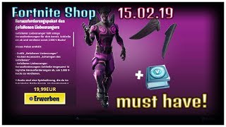 FORTNITE SHOP 150219 NEUER SKIN  HEFTIGES ANGEBOT  Fortnite daylieshop 152 [upl. by Sarette]