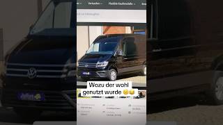 Ich frage mich jedes Mal wofür😂🤔 Einfach unglaublich🤯 volkswagen crafter shorts trending [upl. by Bainbrudge16]