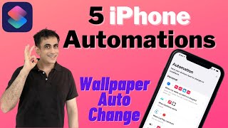 5 Important iPhone Automation  Automation Shortcuts [upl. by Llertnod]