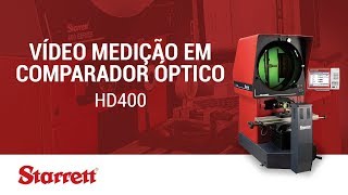 Starrett Vídeo Medição em Comparador Óptico  HD400 [upl. by Letney]