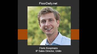 FloorDailynet Floris Koopmans Discusses Unilins Latest Flooring Innovations from Domotex [upl. by Willet296]