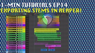 Exporting Multitracks Quickly in Reaper Rapidfire Reaper Tutorials Ep14 [upl. by Alanah164]