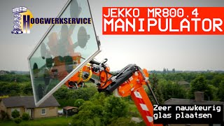 Manipulator MR8004 op minihijskraan Jekko SPX527 [upl. by Nytsrik]