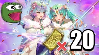 UwU ◕‿◕✿ 20 Tickets DELUXE New Year Summons Lets Ring in the Year Fire Emblem Heroes [upl. by Berrie390]