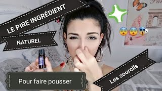 la PIRE astuce mais EFFICACE  faire pousser les sourcils vite et naturellement [upl. by Araeit]