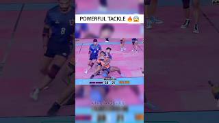 POWERFUL TACKLE 🔥👀 PAWAN SEHRAWAT tackle kabaddi shorts ytshorts allindiakabaddi [upl. by Arihaz778]