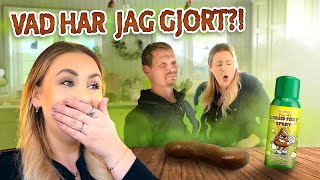 PRANKAR OSKAR  ALDRIG IGEN 🤢  VLOGG [upl. by Ynafets]