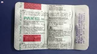 PAN 20 Tablet  Pantoprazole Gastro Resistant Tablets IP  PAN 20mg Tablet Uses Side effects Dosage [upl. by Brenza]