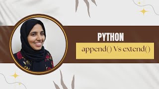 41 Python Tutorial For Beginners append vs extend Difference Explained with Examples [upl. by Ahsenauj]