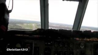 Royal Air Force VC10 jumpseat cockpit landing RAF Brize Norton [upl. by Pendleton563]