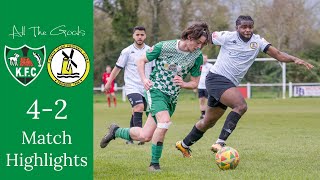 Match Highlights Kidlington victorious in the Oxfordshire Derby  Kidlington FC 42 North Leigh [upl. by Eihtak]