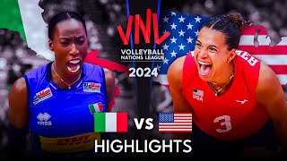 🇮🇹 ITALY vs USA 🇺🇸  Highlights [upl. by Ahsaret710]