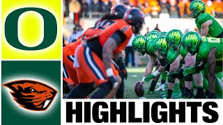 6 Oregon vs Oregon State Highlights  College Football Week 13  2023 College Football [upl. by Llerdnam]