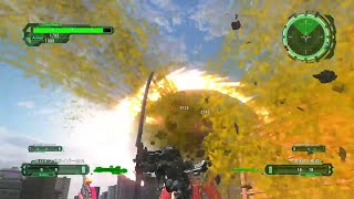 EDF 6 M67 Fencer Sword  Katana new weapon run Inferno Fall Battle  Earth Defense Force 6 [upl. by Illyes438]