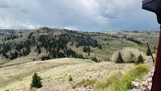 3 Foot NARROW GAUGE CUMBRES amp TOLTEC SCENIC Railroad east from OSIER Colorado on May 29 2024 [upl. by Zusman901]