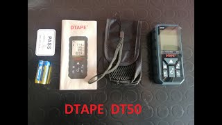 MISURATORE LASER DTAPE DT50 [upl. by Barayon459]