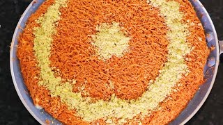 KUNAFA RECIPE WITHOUT OVEN 😋FAMOUS ARABIAN DISH CREAMY KUNAFA RECIPE [upl. by Nosreg]