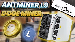 New Bitmain Antminer L9 Will Earn Over 40 PER DAY Mining Dogecoin in 2024 [upl. by Hayila]