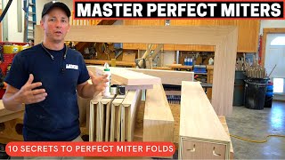 MASTER PERFECT MITERS  10 Secrets to Miter Folding [upl. by Adnorrahs]