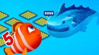 Fishdom Ads Mini Games New Levels Fish Evolution Vs The Bloop Trailer Video Collection chum chum tv [upl. by Acinimod190]