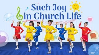 Kids Dance  Christian Song quotSuch Joy in Church Lifequot  Hallelujah Praise and Thank God [upl. by Ellehcar]