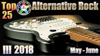 Top 25 Alternative Rock III 2018 MayJune HD HQ [upl. by Llenrap423]