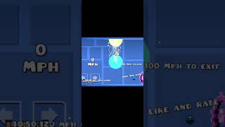 Particle accelerator in geometry dash geometrydash level glitch shorts [upl. by Ecnahs]