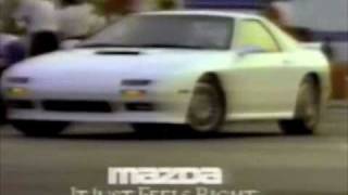 Mazda RX7 commercial  quotI Fall To Piecesquot  1990 [upl. by Anaib282]